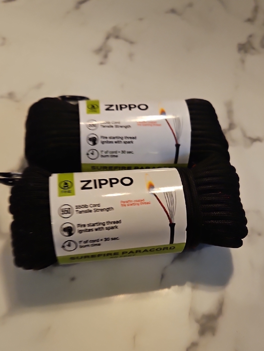 Zippp Black Paracord